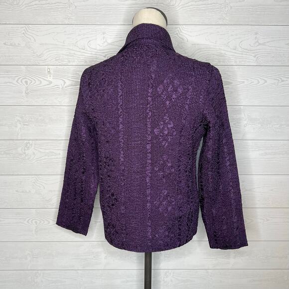 Magic It Fits Rhinestone Zipper Jacket size M/L - Picture 3 of 8